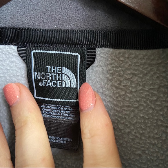 The North Face βοΈ Fleece Full Zip-Up Jacket Top Winter Sweater Hiking Size Small - Picture 5 of 9
